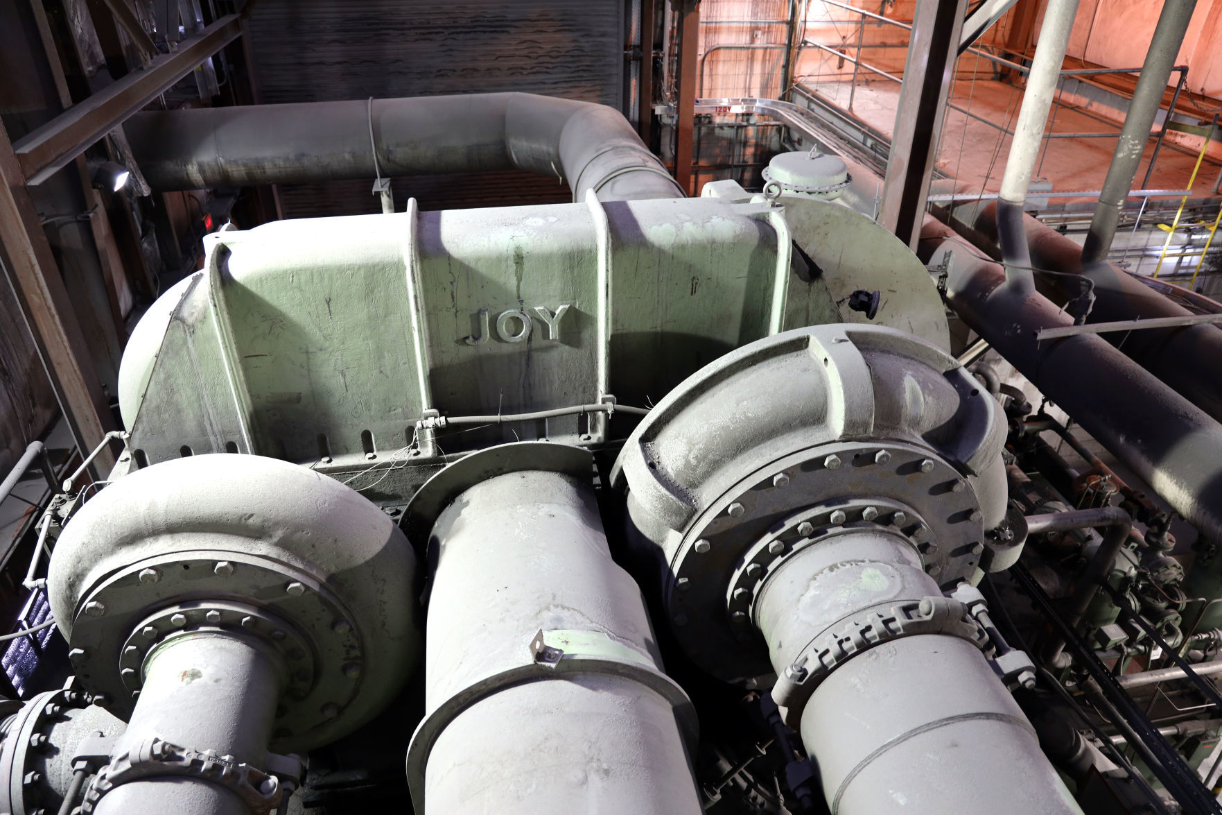 Jerritt Canyon - Joy air compressor closeup